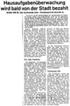 Hausaufgaben&uuml;berwachung